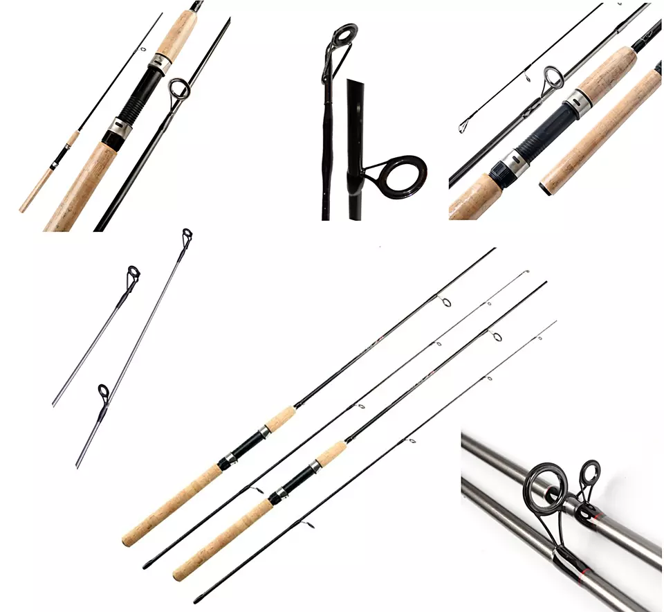 Fishing Spinning Carbon Fiber Rod Pol Outdoor Lightweight Hook Reel Lure Box - Image 3 of 4