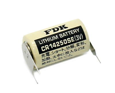Japan FDK Sanyo CR14250SE 1/2AA 3V PLC Battery PLC backup power supply +2P -1P
