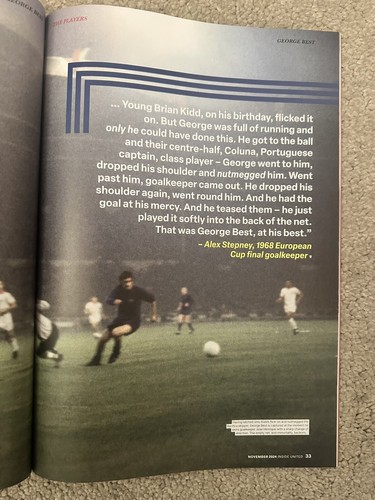 Inside United Official Manchester United FC Magazine November 2024 Josh Zirkzee - Picture 2 of 2