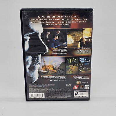 24: The Game (PlayStation 2 PS2 2006) Complete W/ Manual & Insert