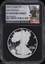 2023-S $1 Proof American Silver Eagle NGC PF 70 UC | Early Releases