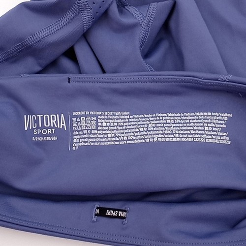Victoria Secret Sport Damen Knockout perforiertes Netz enge Leggings Periwinkle - Bild 14 von 15