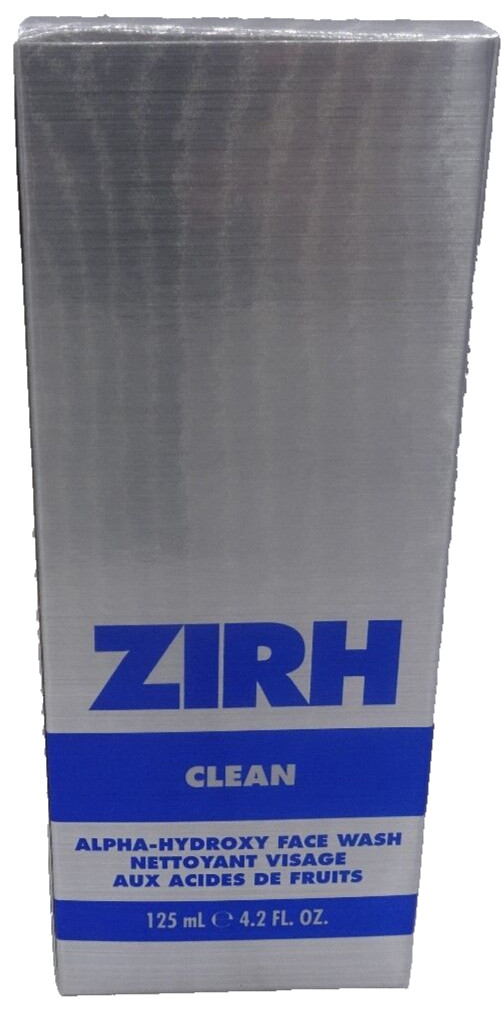 Средство для умывания Zirh Clean Alpha-Hydroxy Face Wash, по 4,2 унции в каждой новой упаковке