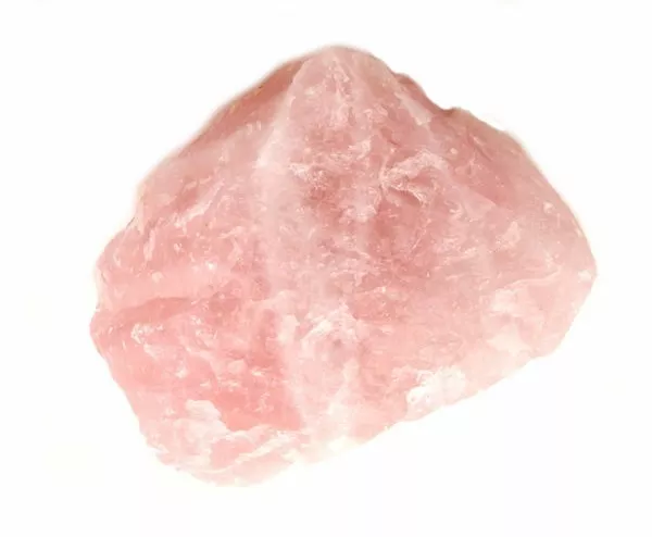 ROSE QUARTZ CRYSTAL ROCK.Pink Crystal Gift. Raw Rose Quartz 2pc Set