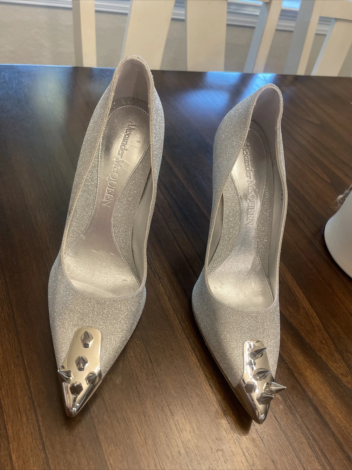 Décolleté Alexander McQueen 110 mm dettaglio borchie nuove taglia 38 5