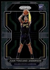 Juan Toscano-Anderson Rookie 2021-22 Panini Prizm #295 NBA Card Golden State