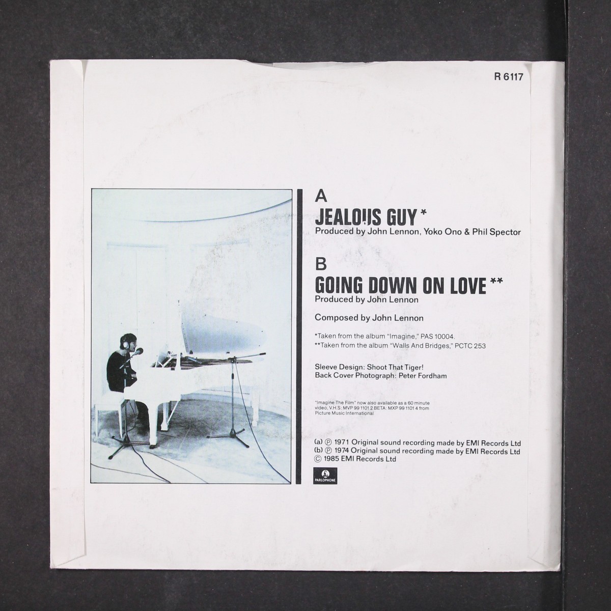 JOHN LENNON: jealous guy PARLOPHONE 7