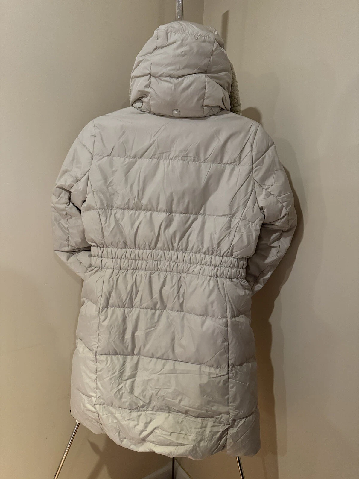 Coach donna cappotto lungo riscaldato con cappuccio rimovibile. S. Usatormente l