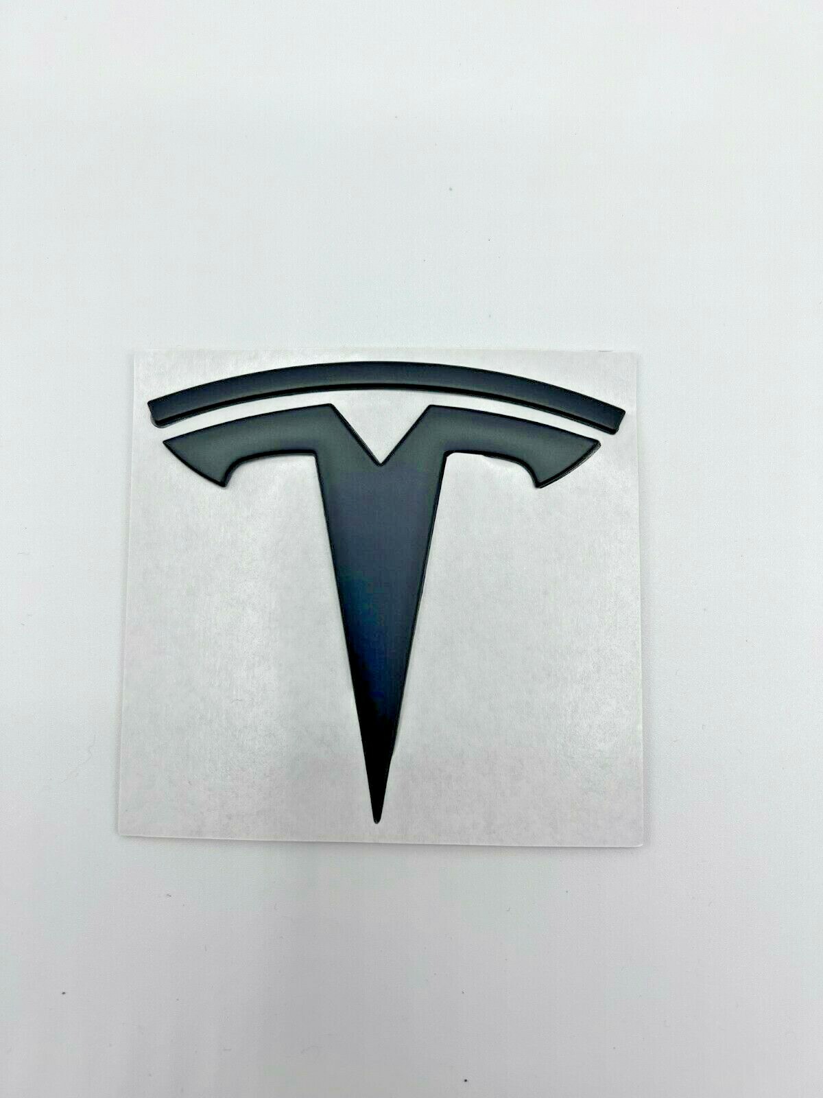 Tesla MODEL 3 Front Hood Emblem MATTE BLACK Frunk T Badge Logo OEM Upgrade