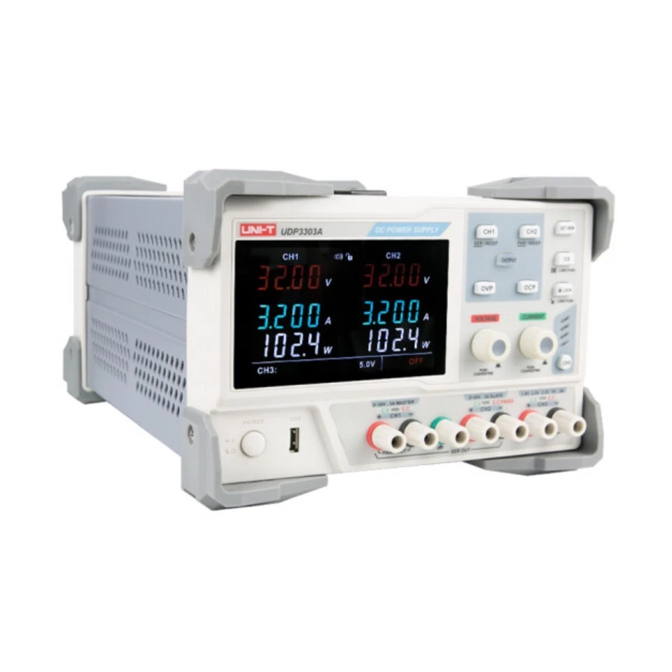 UNI-T UDP3303A Linear DC Programmierbares Labornetzteil, 3 Kanäle 30V 3A 195W - Bild 3 von 4
