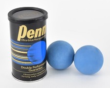 Vintage Penn Ultra Blue Racquetball NOS USA Tin General Tire Advertising A14