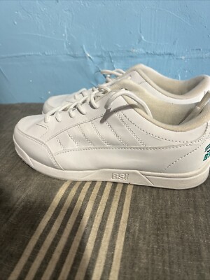 BSI Basic White Bowling Shoes Tie Shoelace  Size 9