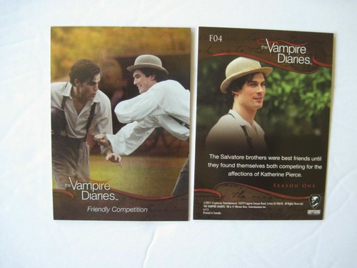 VAMPIRE DIARIES FOIL CARDS #F01-F09 Season 1 Your Pick Complete your Set 2011 - Picture 8 of 12