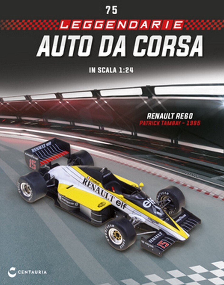 NEW 1:24 F1 RENAULT RE60 - Patrick Tambay 1985 ALTAYA +Magazine