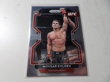 2022 PRIZM UFC Mosvar Evloev ROOKIE CARD RC no. 130 MMA BASE