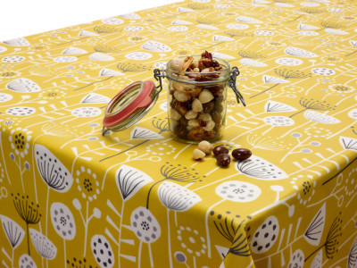 Scandinavian Style Oilcloth Fabric Wipe Clean Tablecloth Scandi