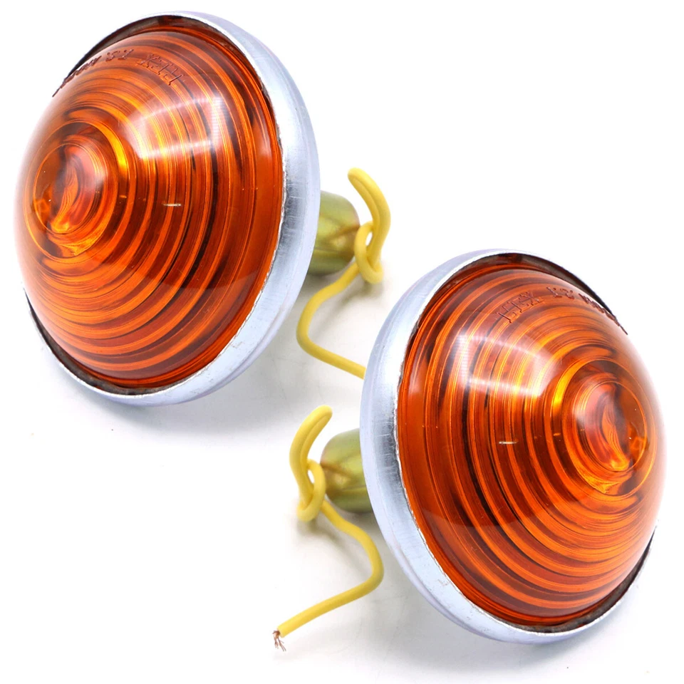 Orange Turn Signal Light Lamp Fits Jeep CJ3 CJ5 CJ6 CJ2A CJ3A CJ3B '45 '75 Foto 4 de 4