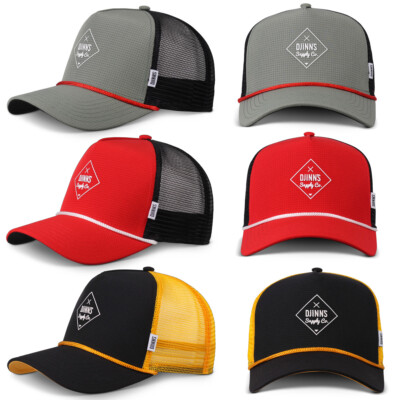 Djinns HFT Cap Rubber Ripstring Meshcap Truckerkappe Basecap Unisex Logo Patch