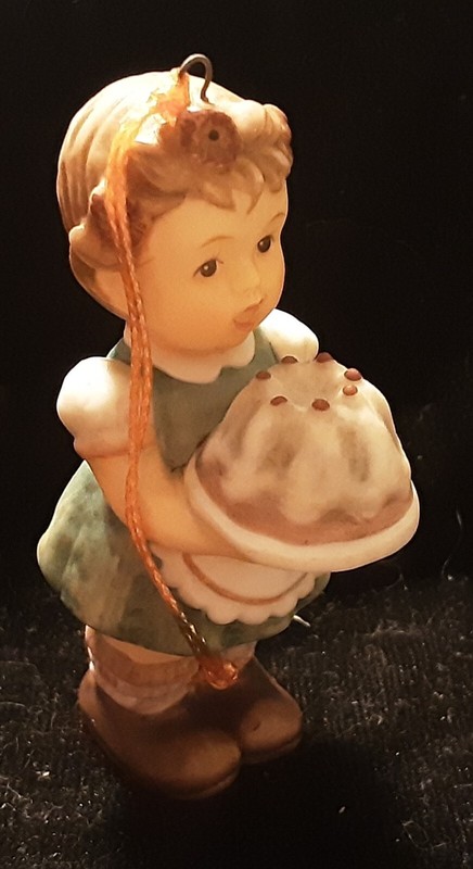 Vintage Berta Hummel Goebel Christmas Ornament Christmas Birthday, Set 14/96048