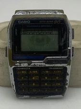 Vintage Casio Data Bank 80 DBC-800 Men's Watch For Part