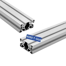 2pcs 4080 Aluminum Extrusion T-Slot Profile EU Standard Extruded 40x80mm 800mm