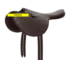 New Freeny Brand Synthetic Race Exercise Saddle Brown