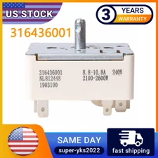 316436001 Range Stove Surface Element Burner Switch Direct Fit For Frigidaire