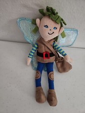 The Tale Of The Tooth Fairy Doll Plush Green Blue Brown Bag