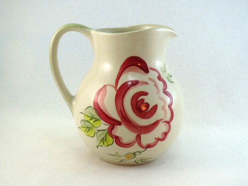 Royal Albert Jug Ceramic Rose Garden Pitcher Hand Painted Earthenware - Portugal - Picture 4 of 8