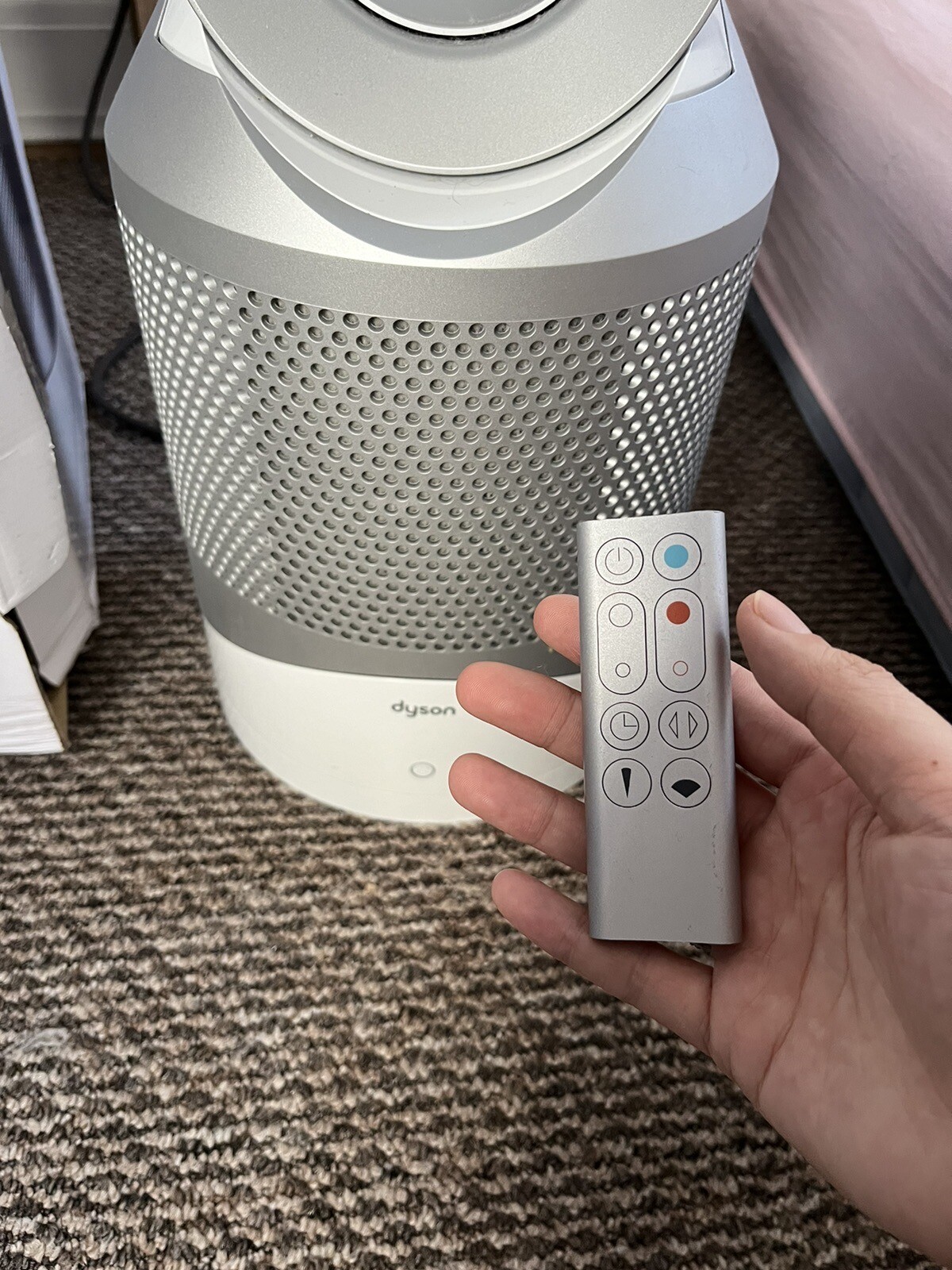 Dyson Pure Hot + Cool Air Purifier White/Silver 5025155075548 eBay