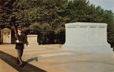 Military Army Honor Patriotic 3rd Infantry Battle Salute Parade Vtg Postcard T9