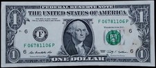1 US DOLLAR BANKNOTES THE UNITED STATES OF AMERICA ONE DOLLAR 1 USD. (P-530,7)