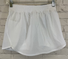 Girl's DAG13108 Mid-Rise Stride Built-In Running Skort White L Large