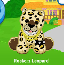 Webkinz Rockerz Leopard Virtual PET Adoption Code Only Messaged Webkinz Leopard 