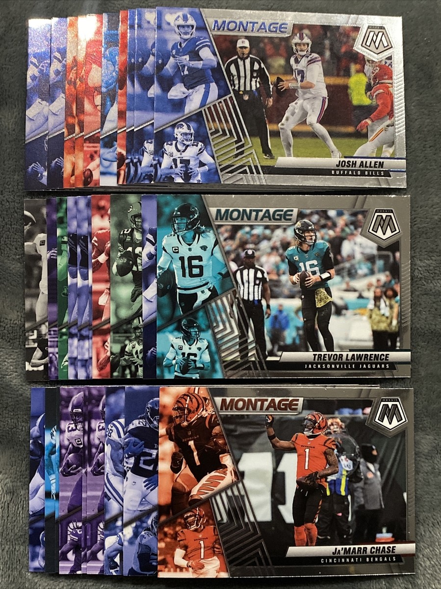 MONTAGE 2022 Panini Mosaic NFL Football Insert Cards You Pick