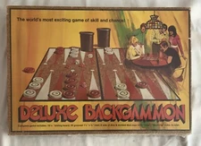 Vintage 1973 Deluxe Backgammon Pleasantime  Pacific Game Co New & Sealed