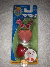 Zhu Zhu Puppies Pet Perks 2 Bows, 2 Accessories Bowl NEW
