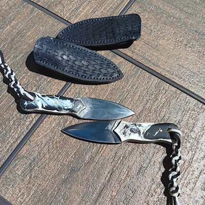 Hand Forged Boot Knife Set - Locally Made - Resin Handles - High Carbon Steel