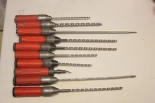 10x Vargus Shaviv Red Handle Deburring Tool Burr Removal handles Used Condition