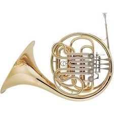 Hans Hoyer 801 Geyer Style Series Double Horn w Mechanical Linkage  Fixed Bell