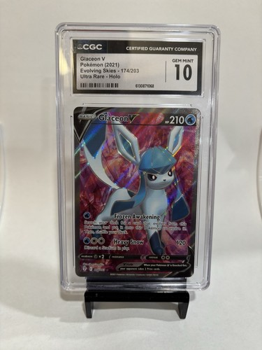 Glaceon V graded CGC 10 for sale on eBay