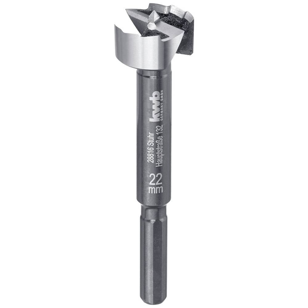 Foret Forstner 22 mm kwb 706322 pour percer le bois dur sans éclats