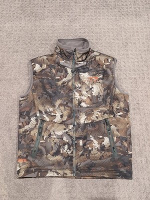 Sitka Gear Dakota Vest Large Timber Goretex Infinium Windstopper Minty Free Ship