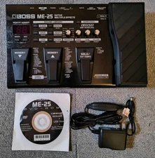 BOSS ME-25 Guitar Multiple Effects Pedal Multi-Effector W/ Power Cord From Japan