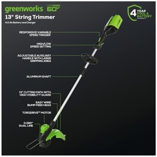 60V Cordless Yard Combo Kit with Trimmer & Bl...