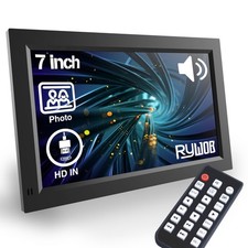 7 Inch Mini Monitor,TFT LCD Screen,HDMI/USB/Card/AV Input,Mini Monitor with B...