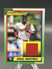 2025 Topps - 1990 Topps Baseball Relics Angel Martinez #90R2-AM (MEM, RC) patch 