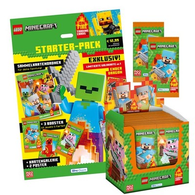LEGO Minecraft Serie 3 Trading Cards Starter Booster Blister Mappen Multipacks