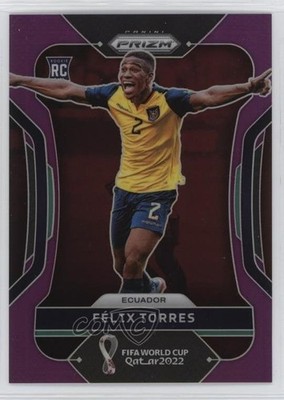2022 Panini Prizm World Cup Qatar Purple Prizm 60/199 Felix Torres #78 1n7u