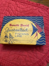 Vintage New- South Bend Guaranteed Fishing Line 15 Lb Braided Made In USA New